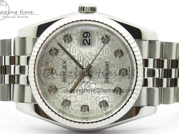 0416 Datejust 36mm 116234 904L SS DJF 1:1 Best Edition Silver Dial Diam Markers On SS Jubilee Bracelet A MoistureWicking 2931